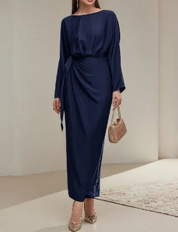 Rochie lunga SHEIN, bleumarin inchis