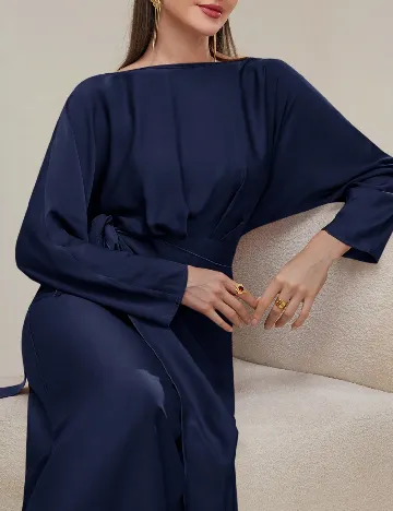 Rochie lunga SHEIN, bleumarin inchis