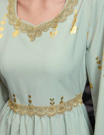 Rochie lunga SHEIN, verde