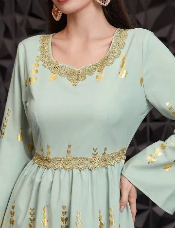 Rochie lunga SHEIN, verde