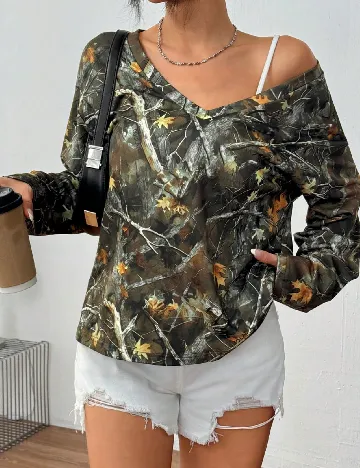 Bluza SHEIN, verde