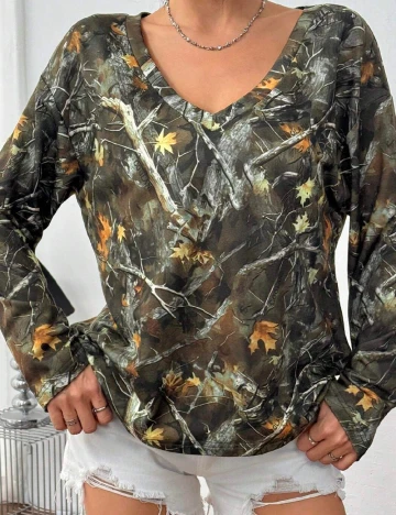 Bluza SHEIN, verde