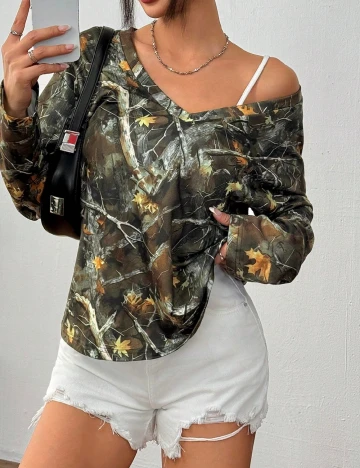 Bluza SHEIN, verde