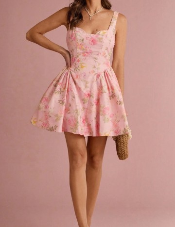 Rochie scurta SHEIN, roz