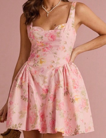 Rochie scurta SHEIN, roz