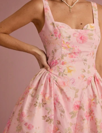 Rochie scurta SHEIN, roz