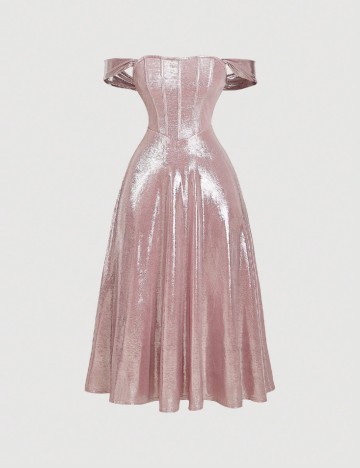 Rochie lunga SHEIN, roz