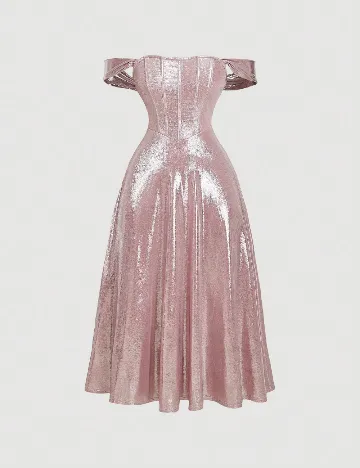 Rochie lunga SHEIN, roz
