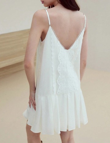 Rochie scurta MOTF, alb