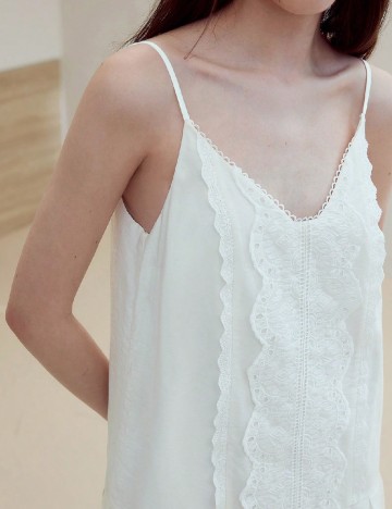 Rochie scurta MOTF, alb