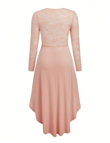 Rochie medie SHEIN CURVE, roz