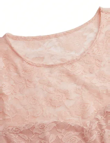 Rochie medie SHEIN CURVE, roz