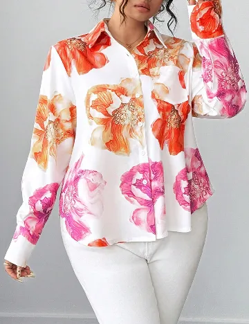 Camasa SHEIN CURVE, mix culori