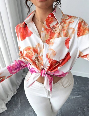 Camasa SHEIN CURVE, mix culori