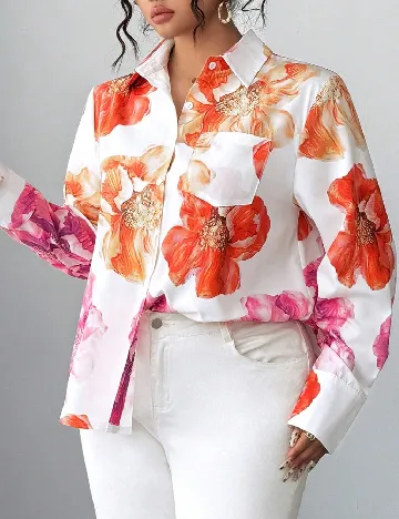 Camasa SHEIN CURVE, mix culori