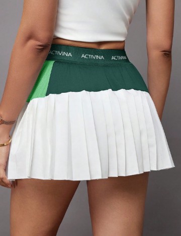 Fusta pantalon SHEIN, alb