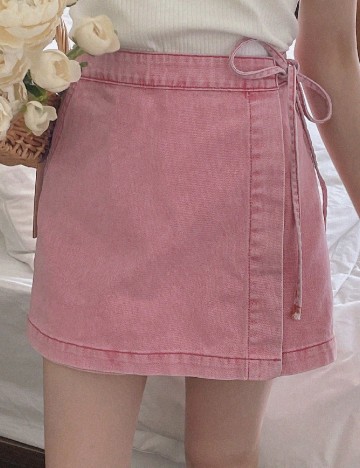 Fusta pantalon Dazy, roz