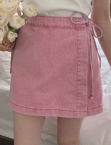 Fusta pantalon Dazy, roz