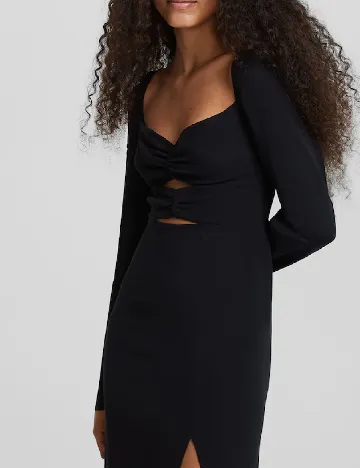 Rochie medie Bershka, negru