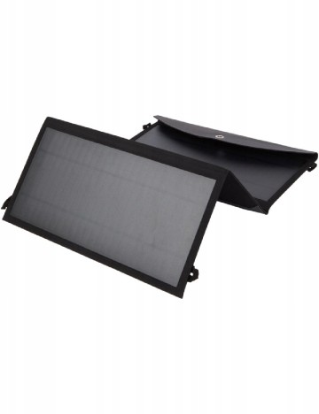 Încărcător solar cu panou pliabil, 28W Re-load, negru