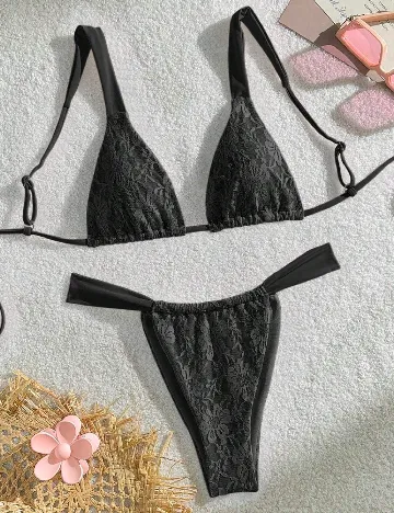 Costum de baie SHEIN, negru