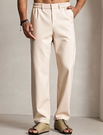 Pantaloni SHEIN, crem