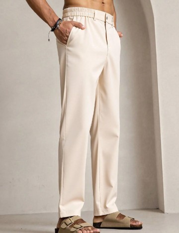 Pantaloni SHEIN, crem
