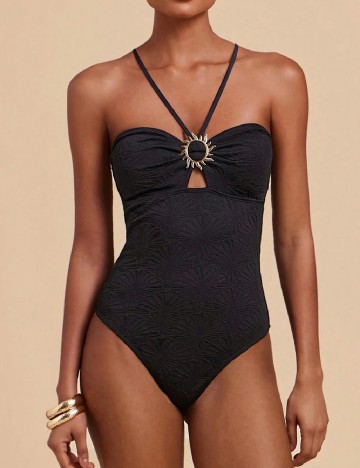 Costum de baie SHEIN, negru