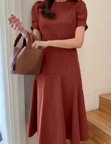 Rochie lunga Dazy, visiniu