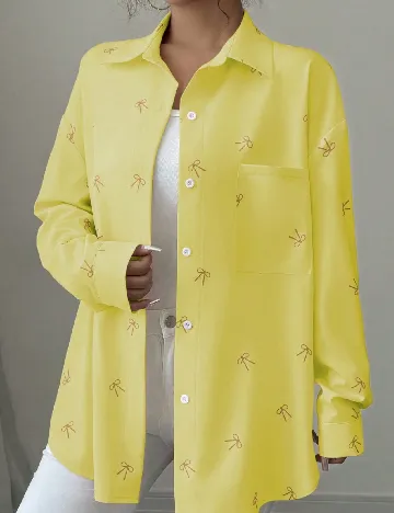 Camasa Oversize SHEIN, galben