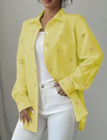 Camasa Oversize SHEIN, galben