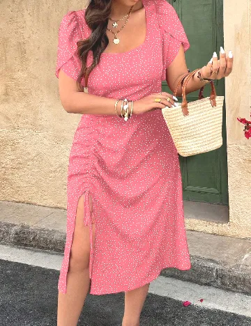 Rochie medie SHEIN CURVE, roz