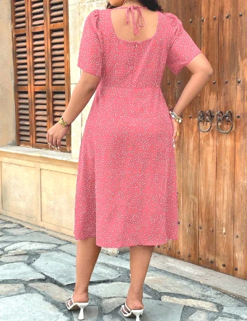Rochie medie SHEIN CURVE, roz