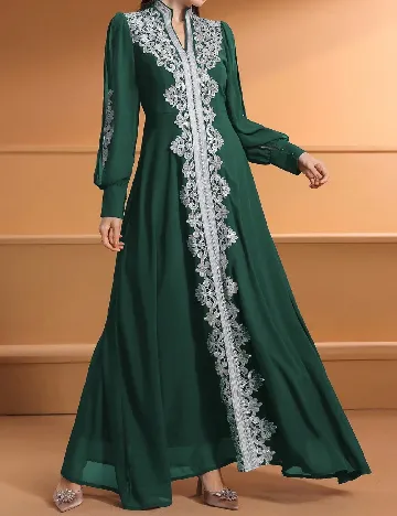 Rochie lunga SHEIN, verde