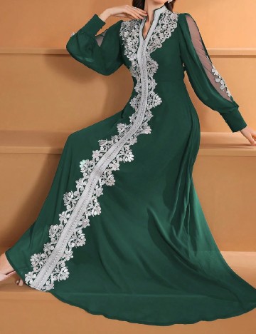 Rochie lunga SHEIN, verde