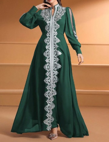 Rochie lunga SHEIN, verde