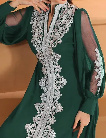 Rochie lunga SHEIN, verde