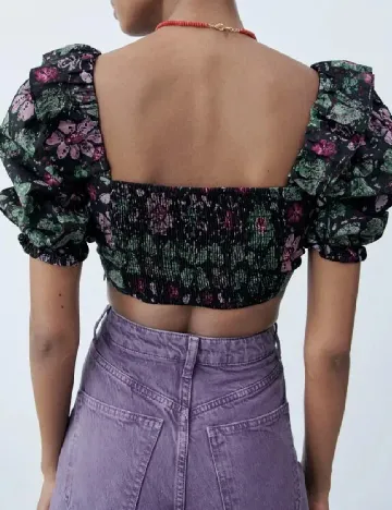 Top Zara, negru