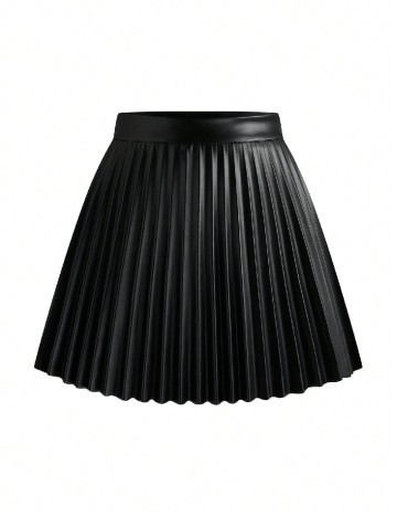 Fusta SHEIN CURVE, negru