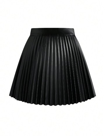 Fusta SHEIN CURVE, negru