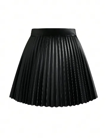 Fusta SHEIN CURVE, negru
