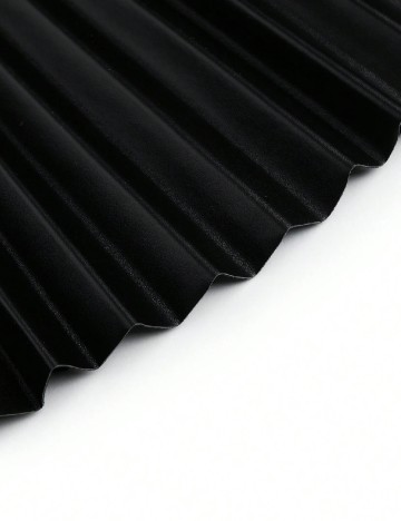 Fusta SHEIN CURVE, negru