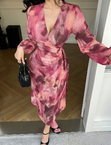 Rochie medie Dazy, mix culori