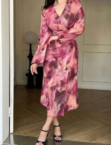 Rochie medie Dazy, mix culori