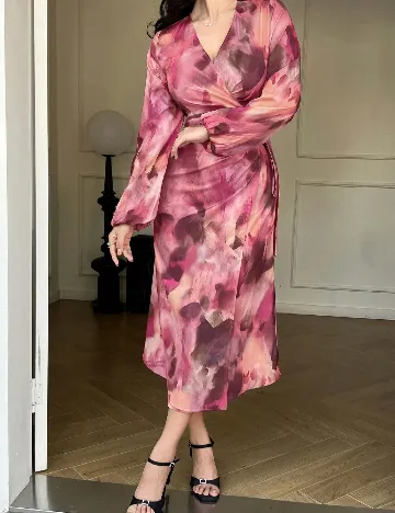 Rochie medie Dazy, mix culori