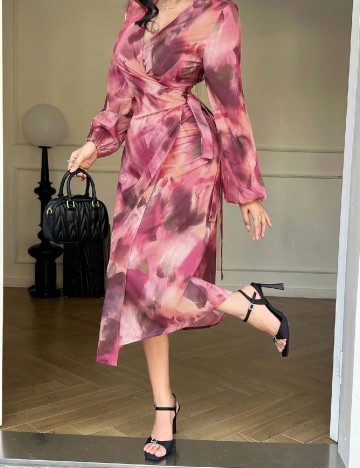 Rochie medie Dazy, mix culori