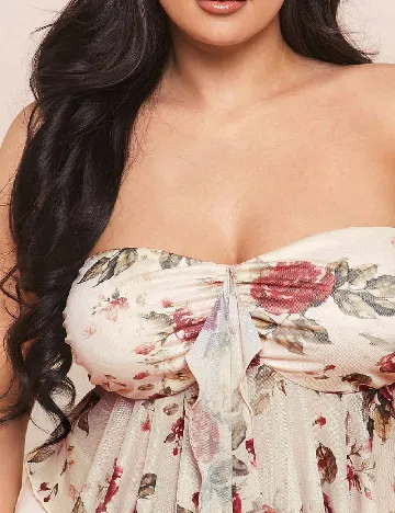 Top SHEIN CURVE, crem
