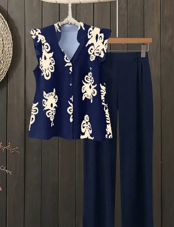 Compleu SHEIN CURVE, bleumarin