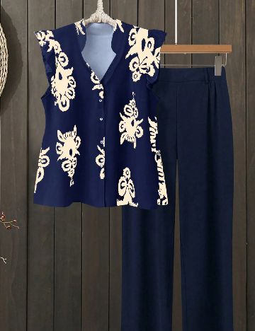 Compleu SHEIN CURVE, bleumarin