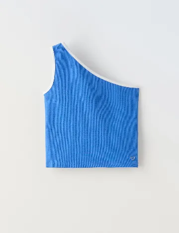 Top Zara, albastru